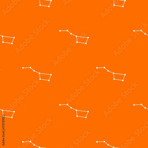The Great Bear constellation pattern seamless