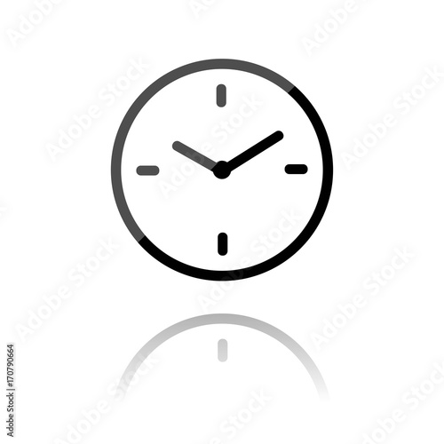 farbiges Symbol - Uhr