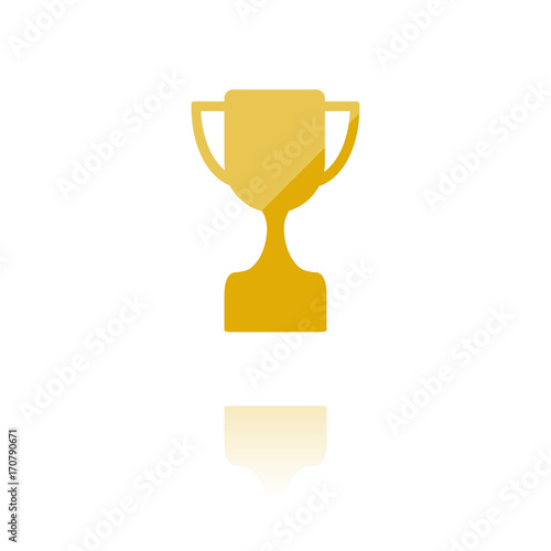 farbiges Symbol - Pokal