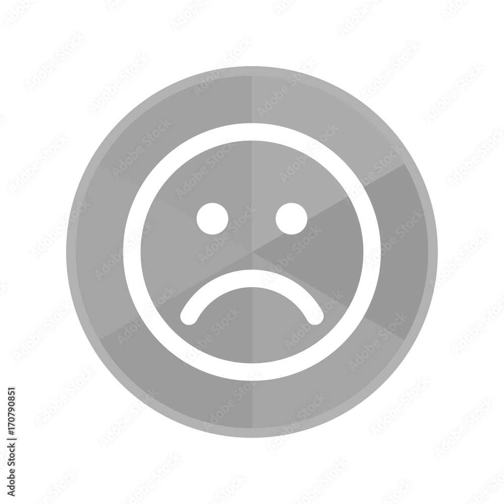 Kreis Icon - trauriges Gesicht Kreis Icon - trauriges Gesicht