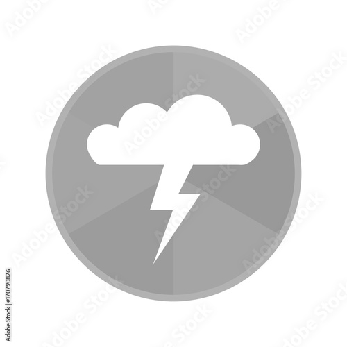 Kreis Icon - Gewitterwolke