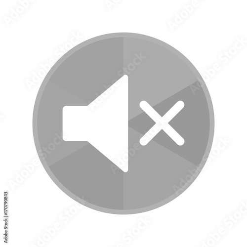 Kreis Icon - Stumm-Symbol