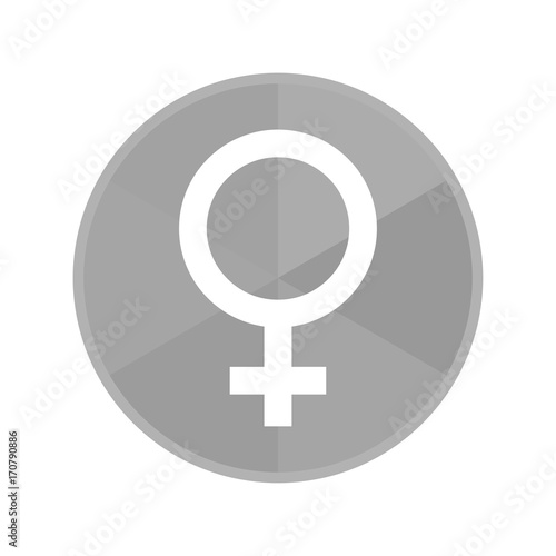 Kreis Icon - Frau-Symbol