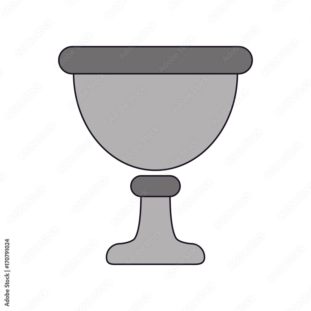 trophy cup icon over white background vector illustration trophy cup icon over white background vector illustration