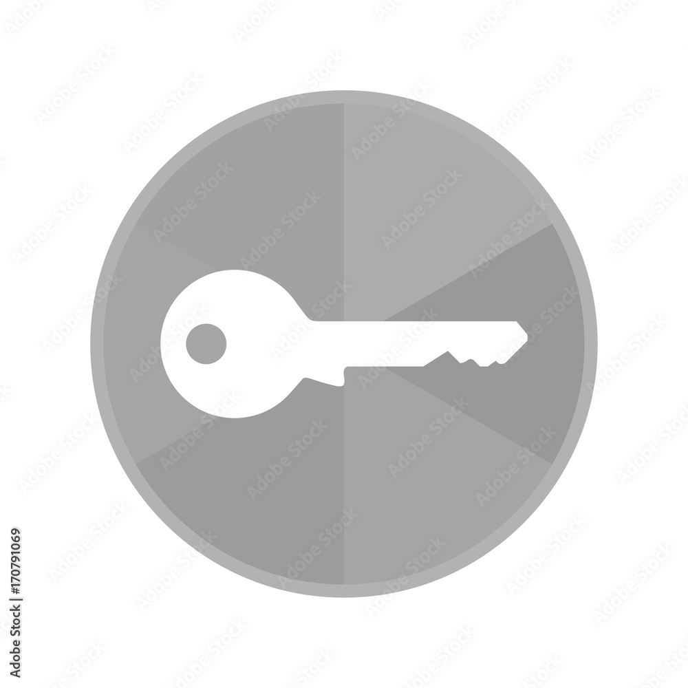 Kreis Icon - Haustürschlüssel Kreis Icon - Haustürschlüssel