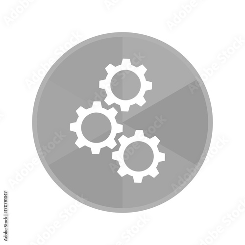 Kreis Icon - Zahnräder vertikal