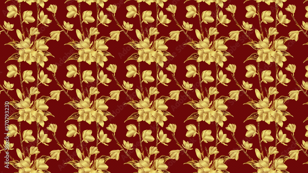 chrysanthemum flower pattern by hand drawing.Wallpaper art highly detailed in line art style.Flower pattern for batik cloth. chrysanthemum flower pattern by hand drawing.Wallpaper art highly detailed in line art style.Flower pattern for batik cloth.