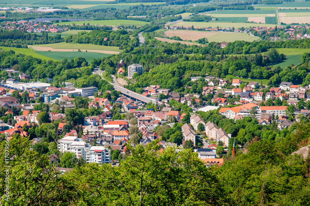 Town of Bad Harzburg in Germany