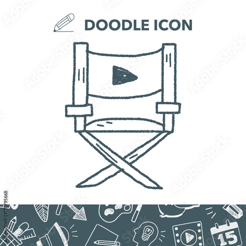 Director's chair doodle