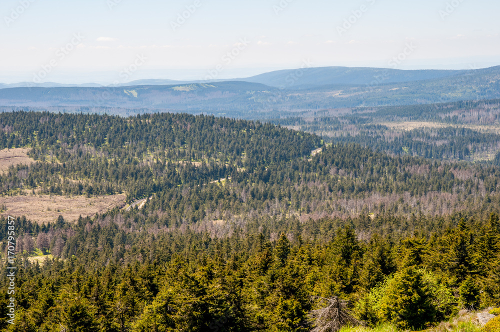 The Harz mountains in Germany