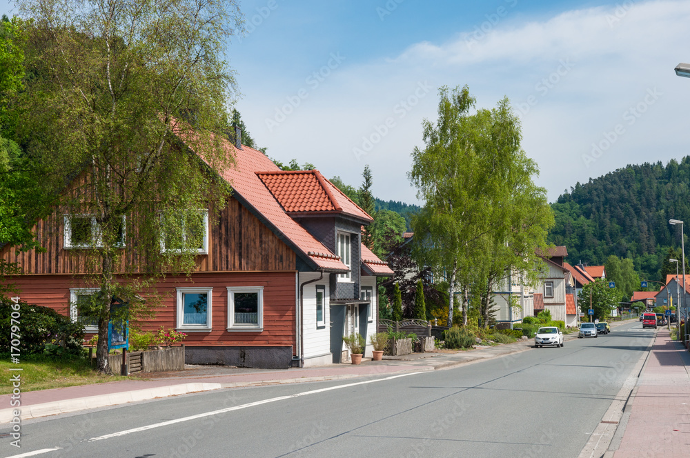 Town of Lautenthal in Germany