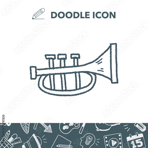 trumpet doodle