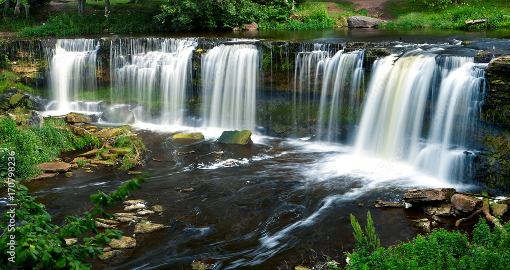 Fototapeta premium beautiful waterfalls in Keila-Joa, Estonia