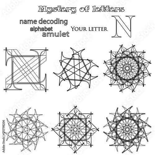 Secret of words, runes astrology personal amulet