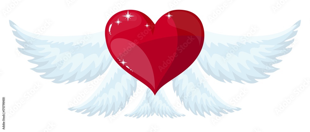 angel wings . Isolated on white background. Stock vector illustration angel wings . Isolated on white background. Stock vector illustration