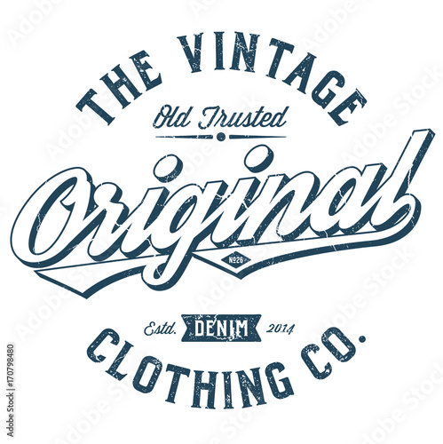 The Original Clothing Co. - Tee Design For Print