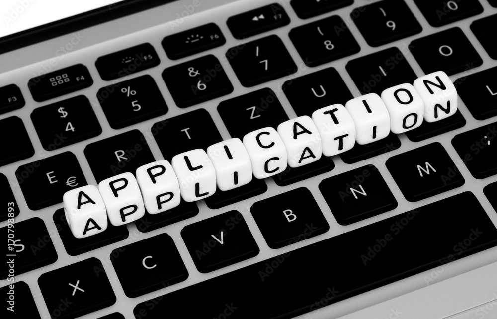 Application symbol on keyboard