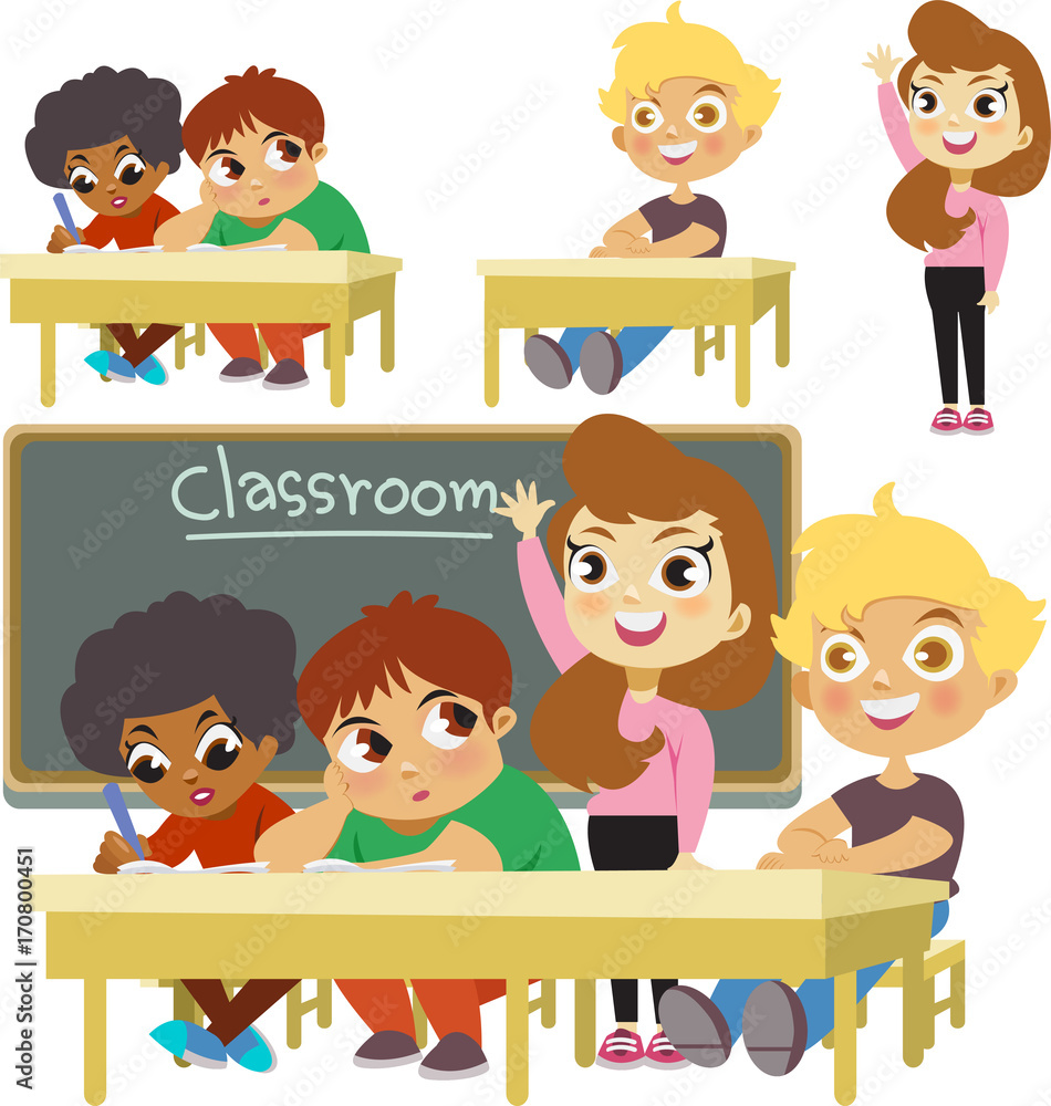 a classroom the student stands up a classroom the student stands up