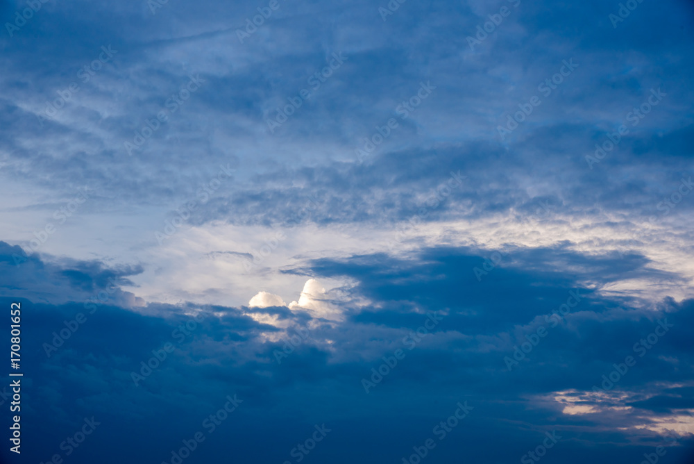 Obraz premium dark storm clouds with background,Dark clouds before a thunder-storm.