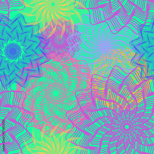 Summer seamless background, vector illustration