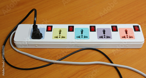 power outlet strip.