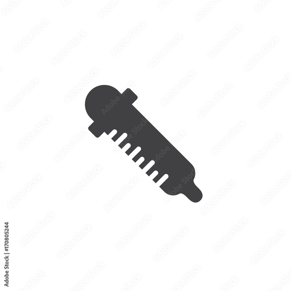 Dropper icon vector, filled flat sign, solid pictogram isolated on white. Symbol, logo illustration Dropper icon vector, filled flat sign, solid pictogram isolated on white. Symbol, logo illustration