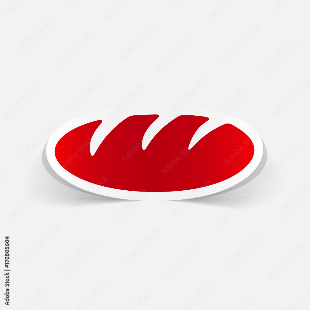 Fototapeta premium realistic design element: bread
