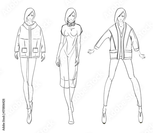 SKETCH. fashion girls