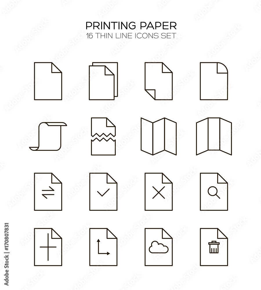 Paper flat icon