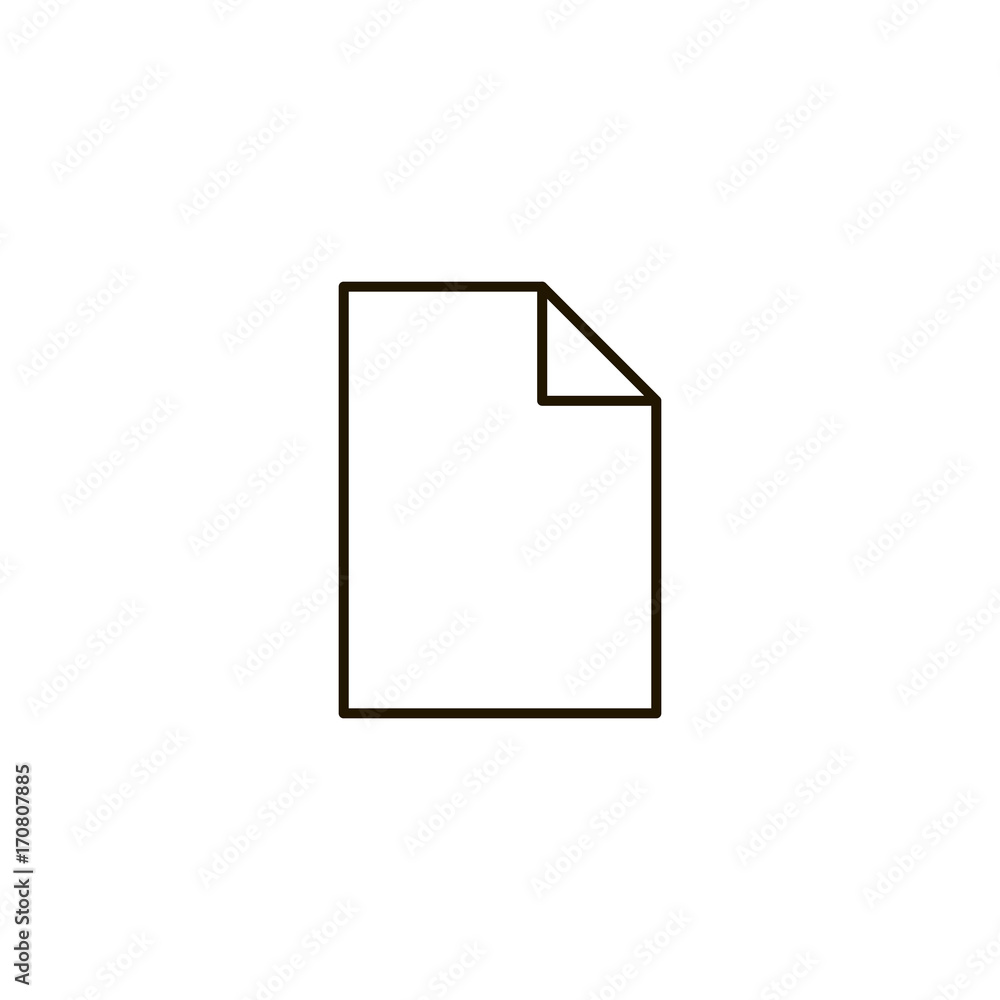 Paper flat icon