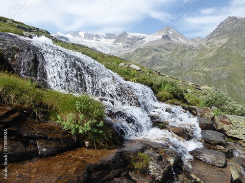 cascade à l'Alp Money, parc du Grand Paradis