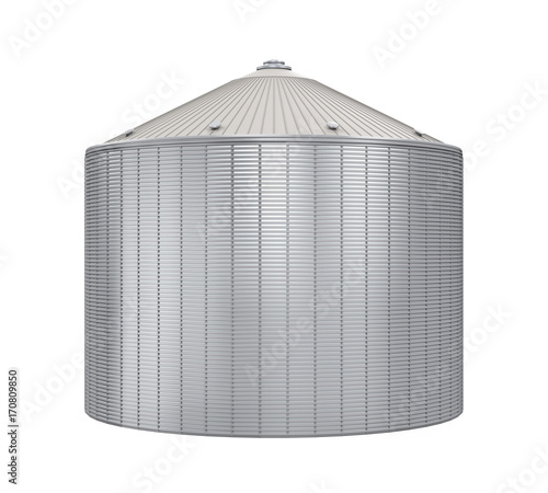 Agricultural Silo Isolated photo