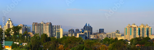 Almaty city view panorama © Colobus
