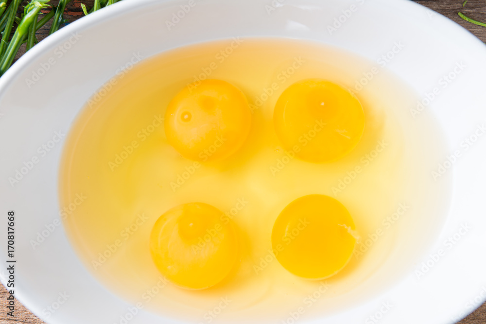 Thai local egg to make omelet with vegetable, Senegalia pennata or Acacia pennata Thai local egg to make omelet with vegetable, Senegalia pennata or Acacia pennata