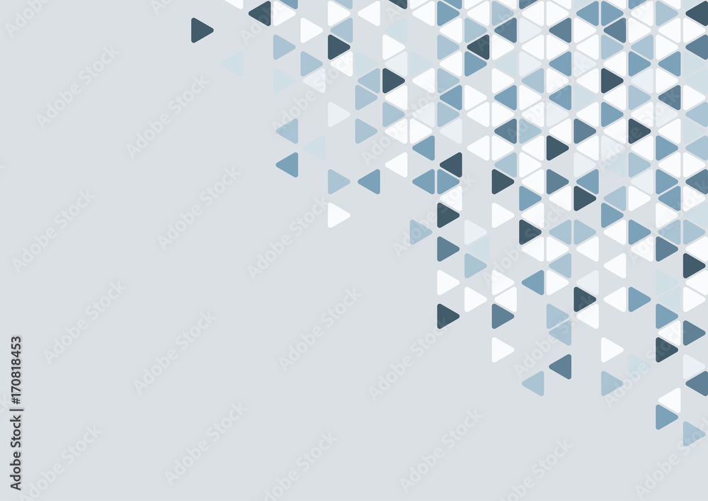 abstract blue triangle pattern background wallpaper, for presentation