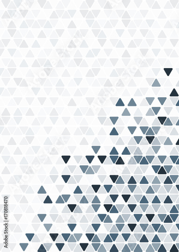 abstract blue triangle pattern background wallpaper, for presentation and report, smart modern and beautiful.