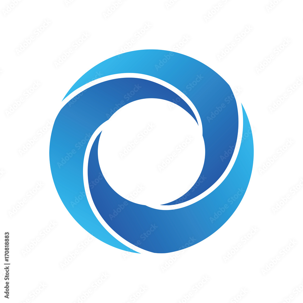 wave / whirlpool logo icon wave / whirlpool logo icon