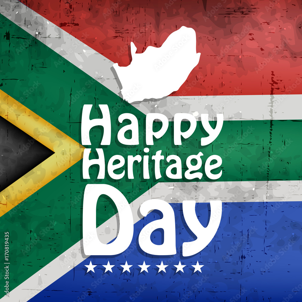 illustration of elements of South Africa Heritage Day Background Stock ...