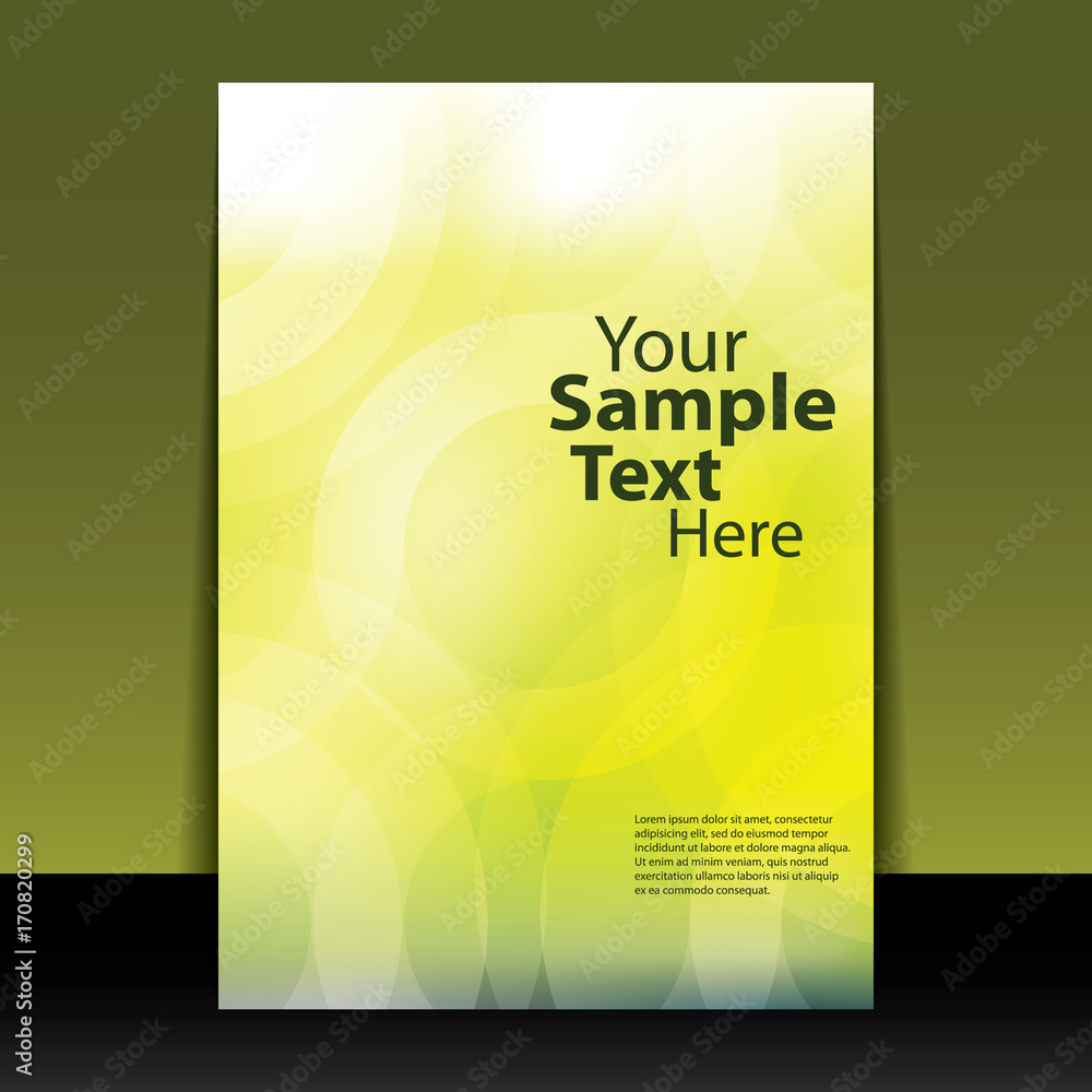 Fototapeta premium Flyer or Cover Design