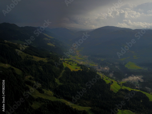 Alpen aus der Luft