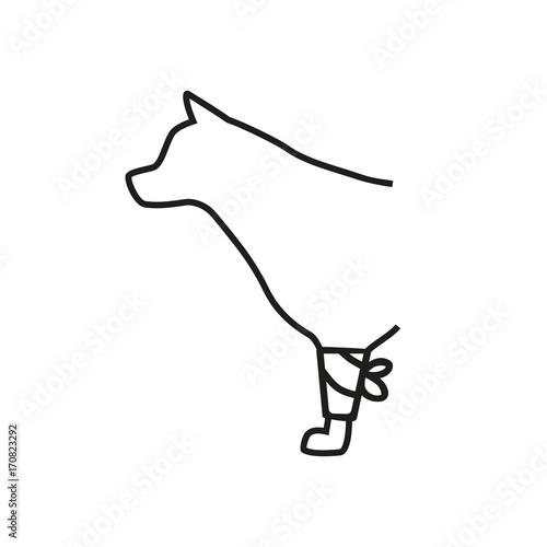 Animal surgery icon