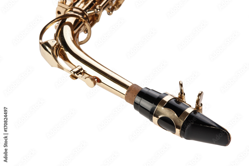 Naklejka premium saxophone isolated