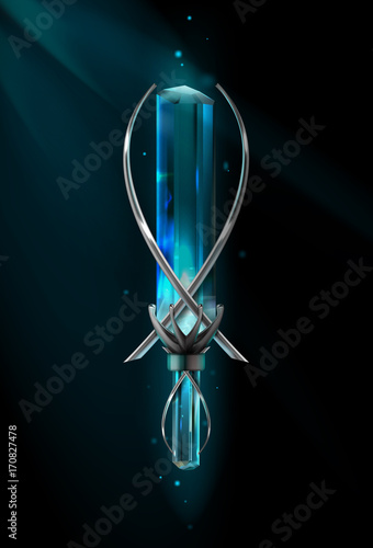Amulet with gemstone