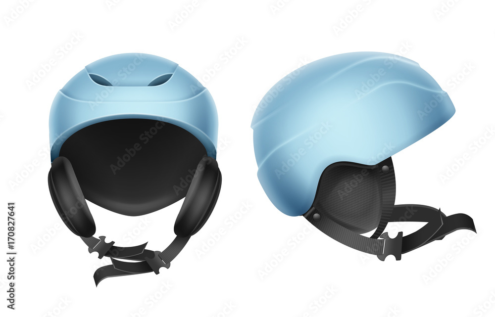 Fototapeta premium Blue protective helmet