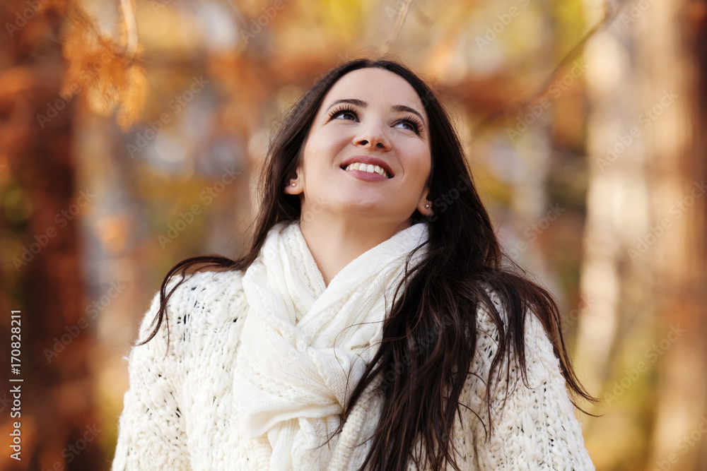 Beautiful Woman in the Park Beautiful Woman in the Park