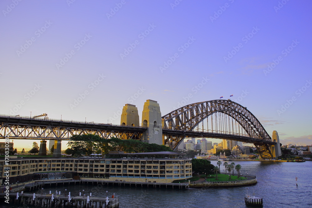 Naklejka premium シドニー ハーバーブリッジ