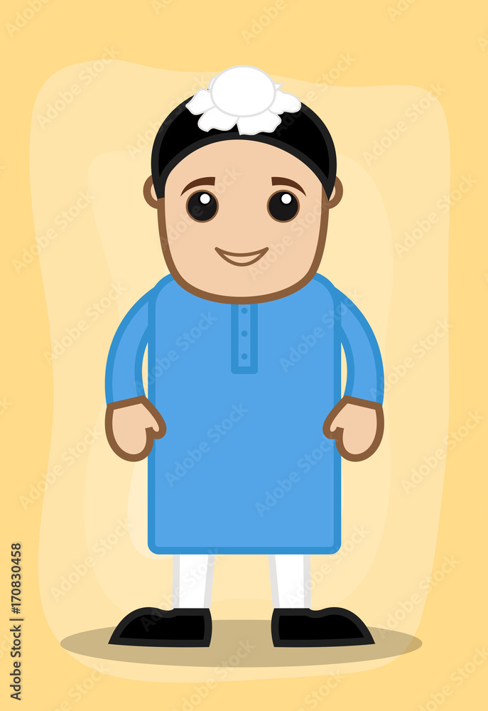 Cute Kid Cartoon Sardar