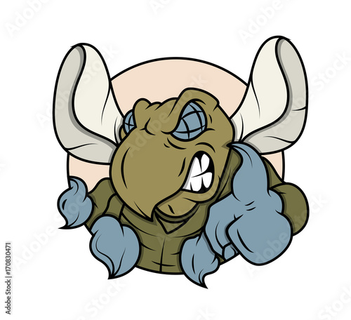 Angry Bee Cartoon