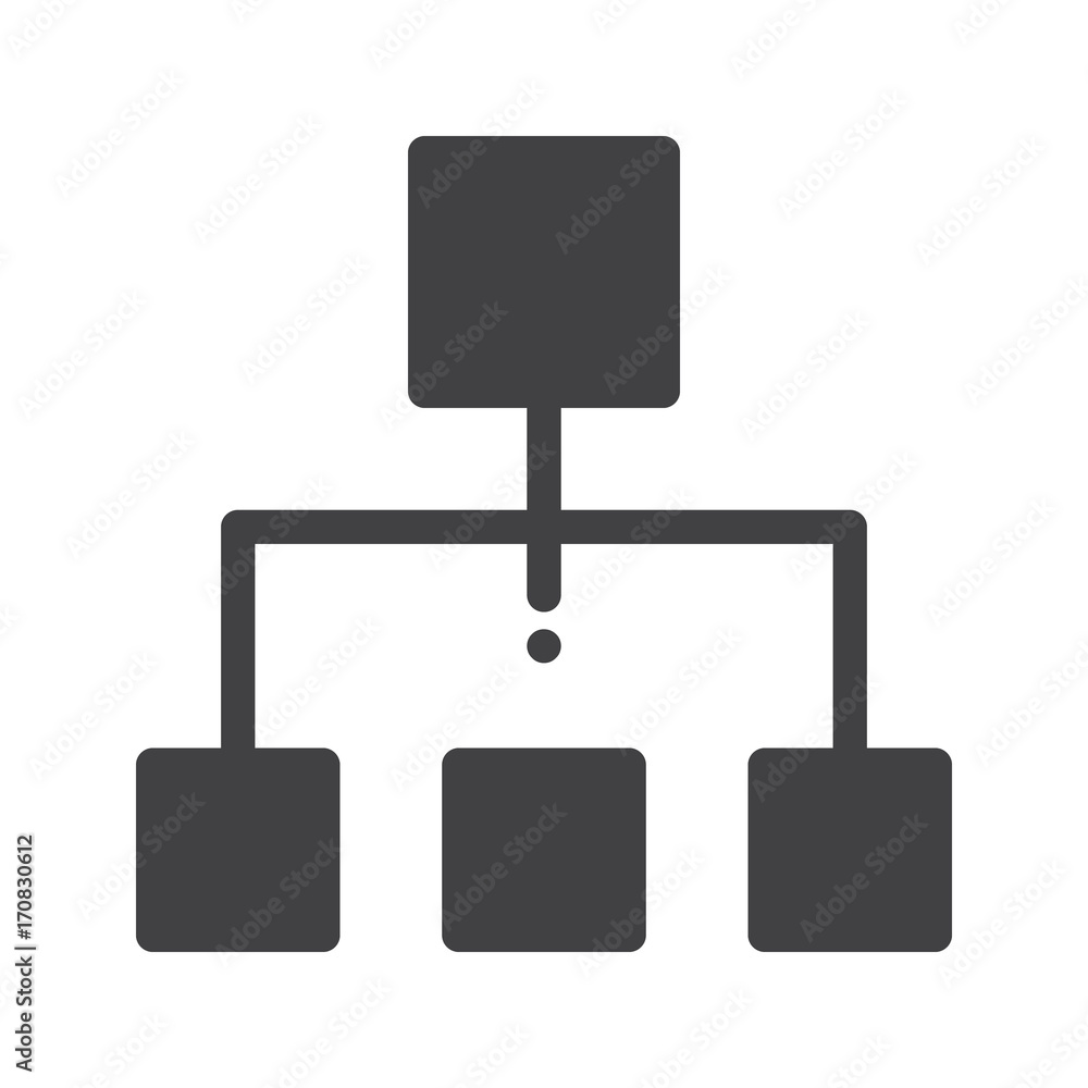 Business organization icon vector, filled flat sign, solid pictogram isolated on white. Symbol, logo illustration Business organization icon vector, filled flat sign, solid pictogram isolated on white. Symbol, logo illustration