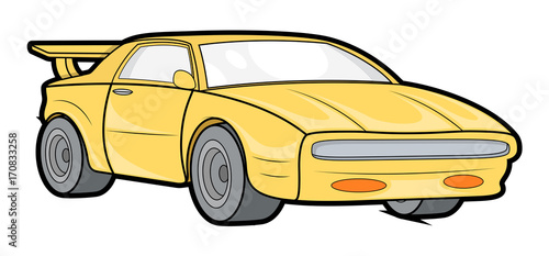 Moder Car Vector Illustration clip-art